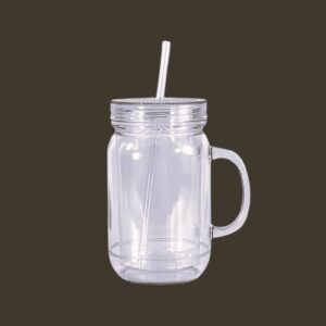 20 oz Acrylic Snow Globe Mug